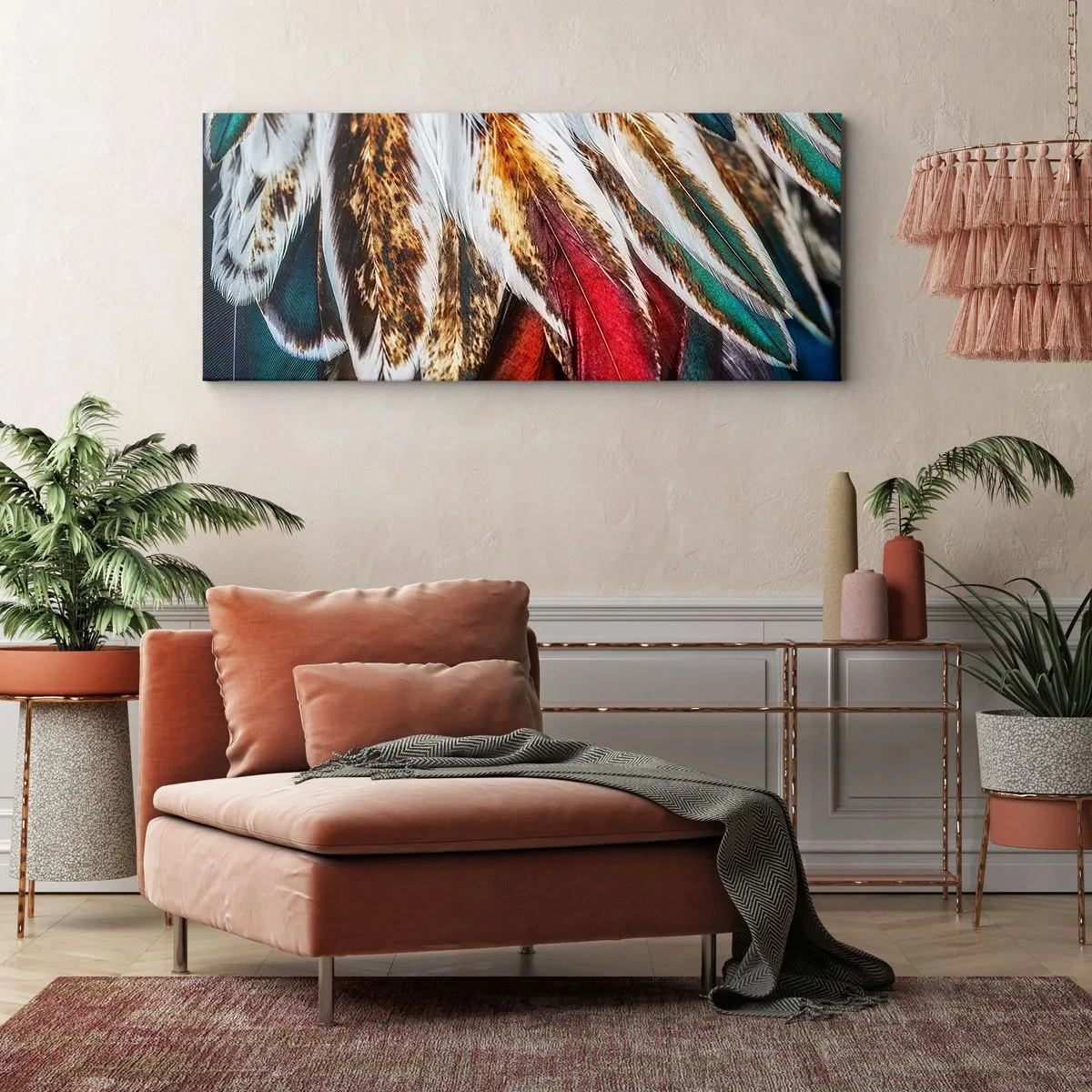 Tablou pe pânză - Secretele zborului - 100x40 cm