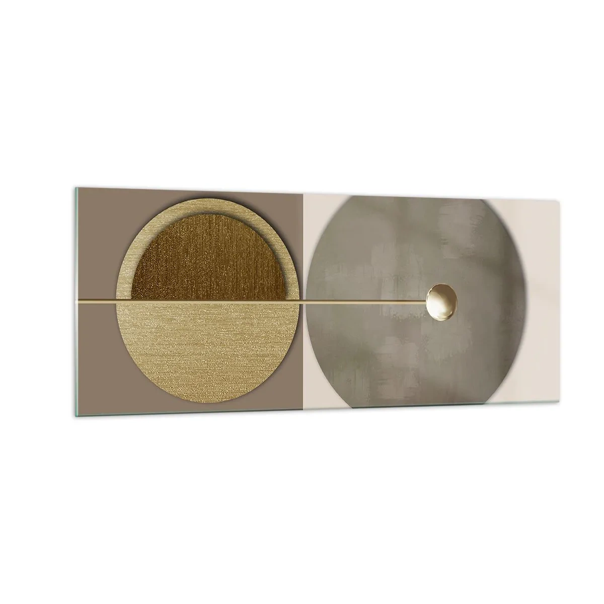 Tablou pe sticlă - Echilibru perfect - 100x40 cm