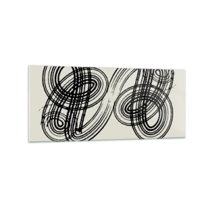 Tablou pe sticlă - A apărut spontan - 120x50 cm