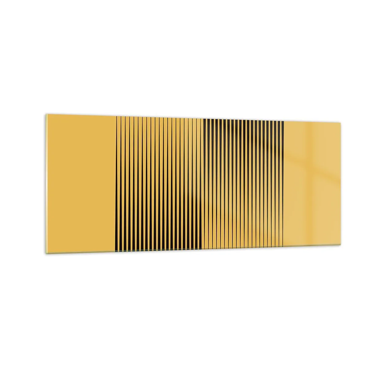 Tablou pe sticlă - Pătratul contrariilor - 100x40 cm