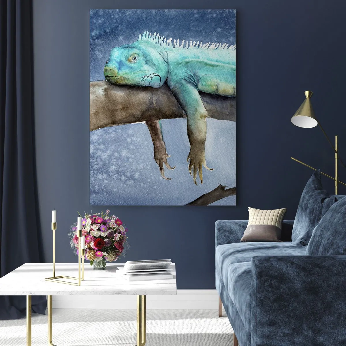 Tablou pe sticlă - Este bine! - 50x70 cm