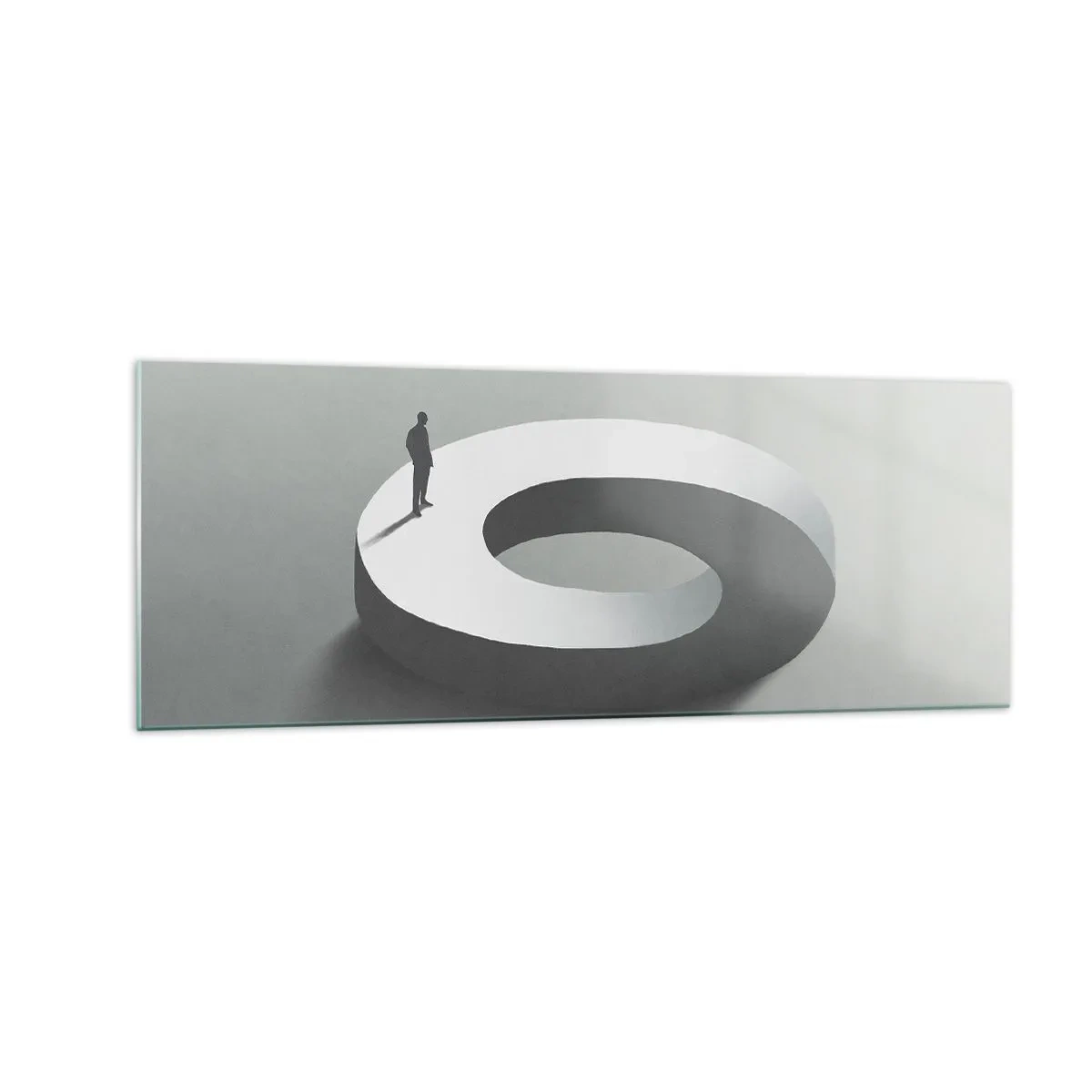 Tablou pe sticlă - Înțelegi ceva? - 140x50 cm