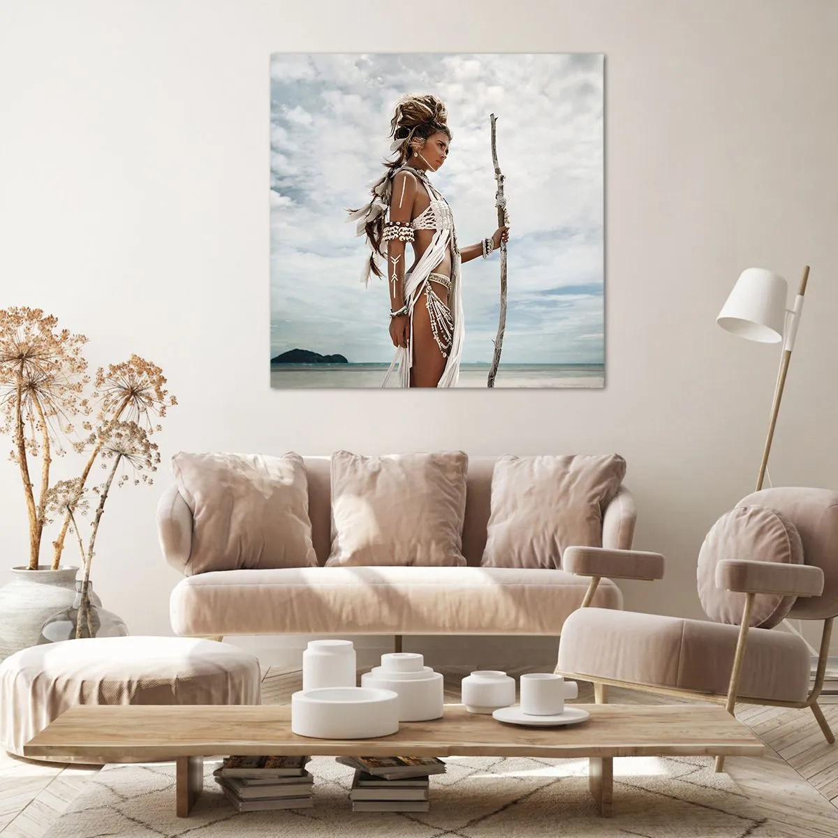 Tablou pe pânză - Regina tropicelor - 70x70 cm