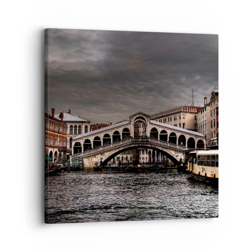 Tablou pe pânză - Promisiunea unei seri venețiene - 30x30 cm