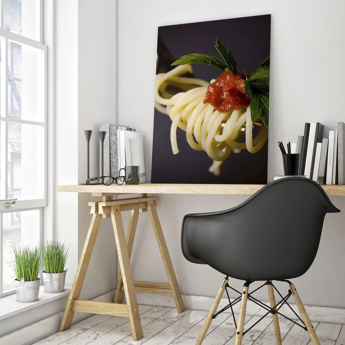 Tablou pe sticlă - Mușcătură gustoasă - 50x70 cm