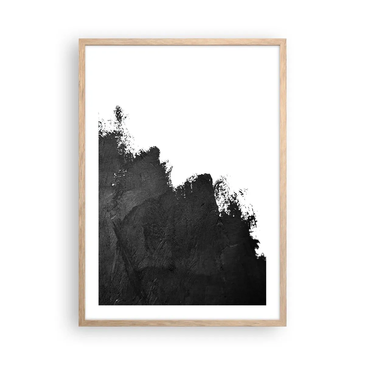 Poster în ramă de stejar deschis - Elemente: pământ - 50x70 cm