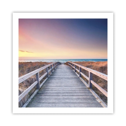 Poster - Aurora baltică de seară - 60x60 cm
