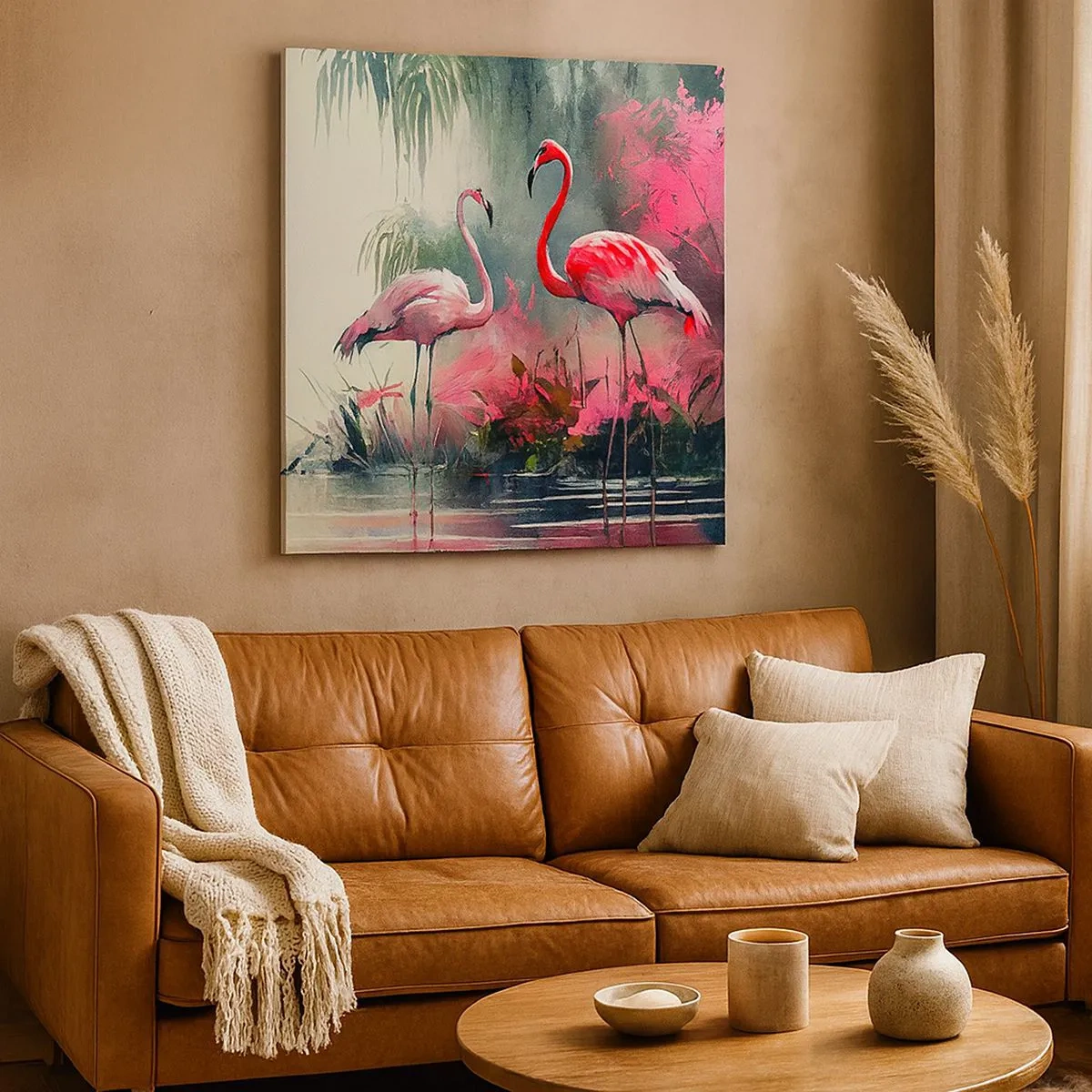 Tablou pe pânză - O lecție de farmec natural - 30x30 cm