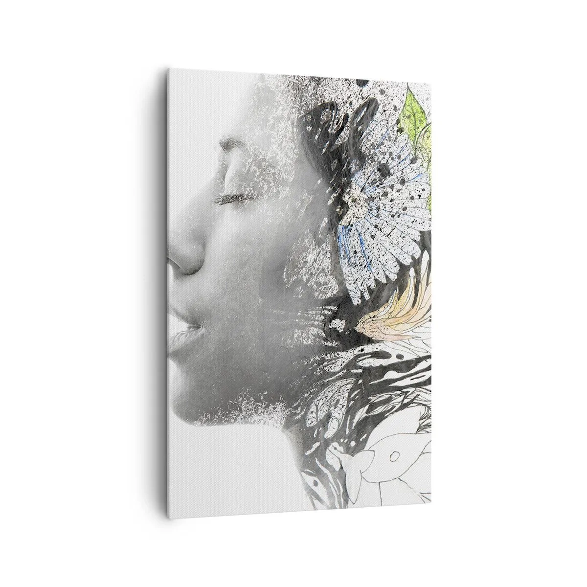 Tablou pe pânză - Scufundată în natură - 80x120 cm