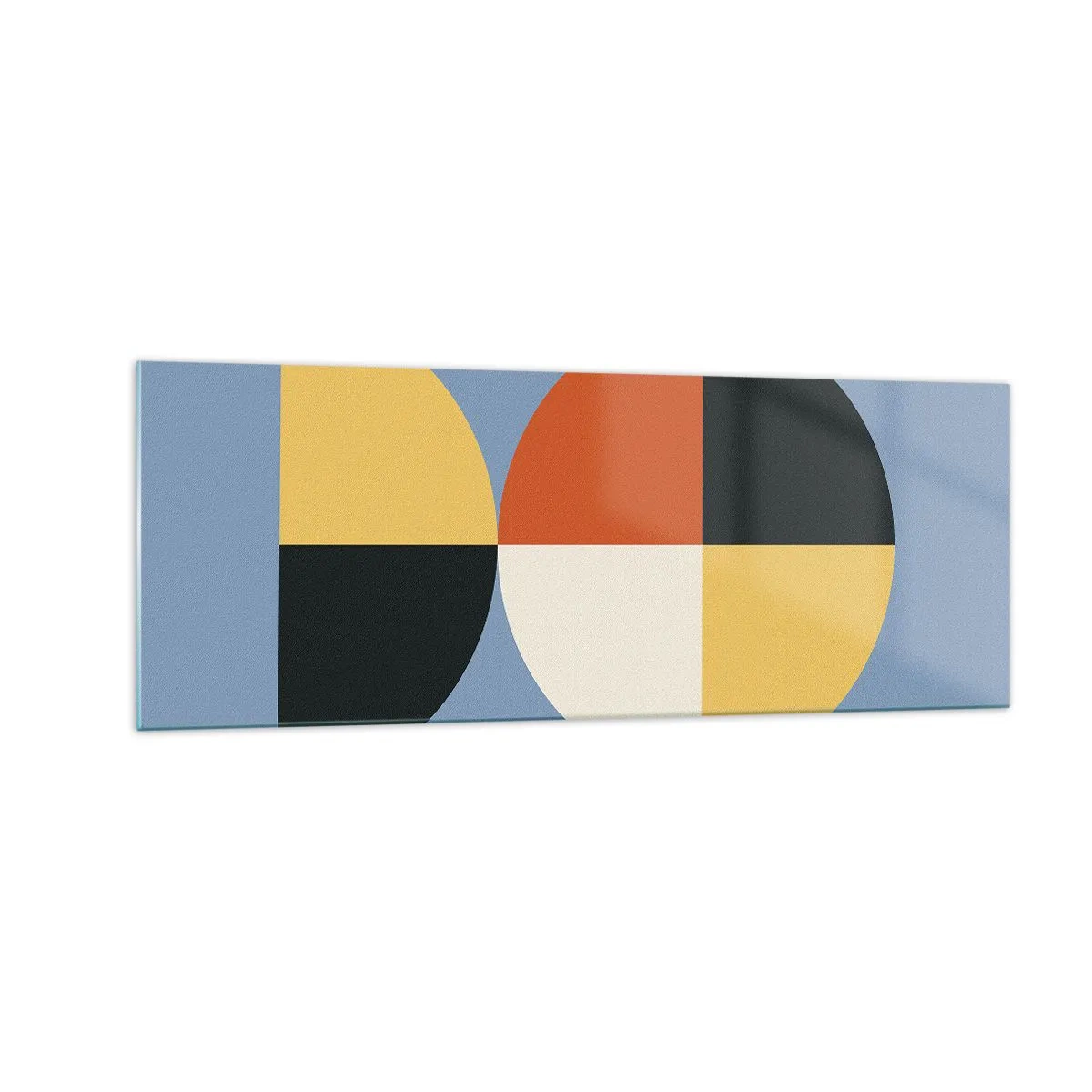 Tablou pe sticlă - Uită-te și numără - 140x50 cm