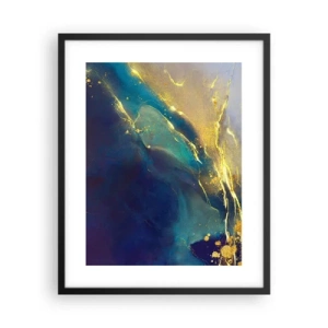 Poster în ramă neagră - Baltă de aur - 40x50 cm