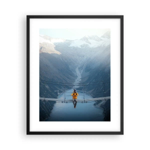 Poster în ramă neagră - Încântat în suspensie - 40x50 cm