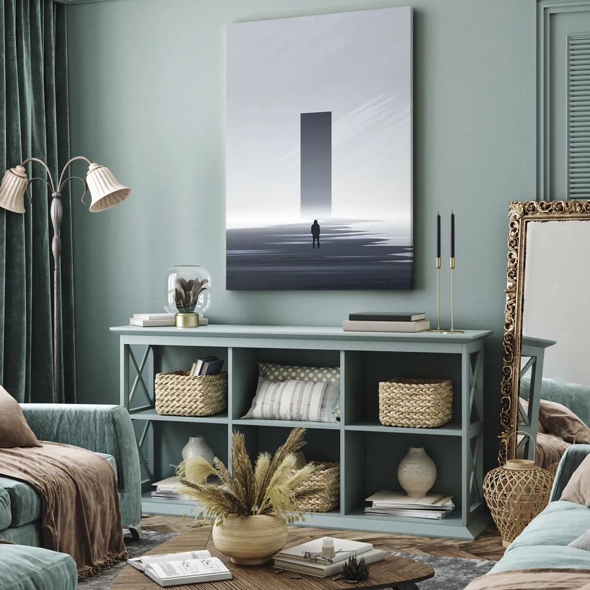 Tablou pe pânză - Oportunitate sau amenințare? - 70x100 cm
