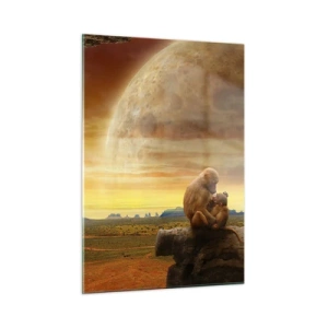 Tablou pe sticlă - Iubirea peste tot la fel - 50x70 cm