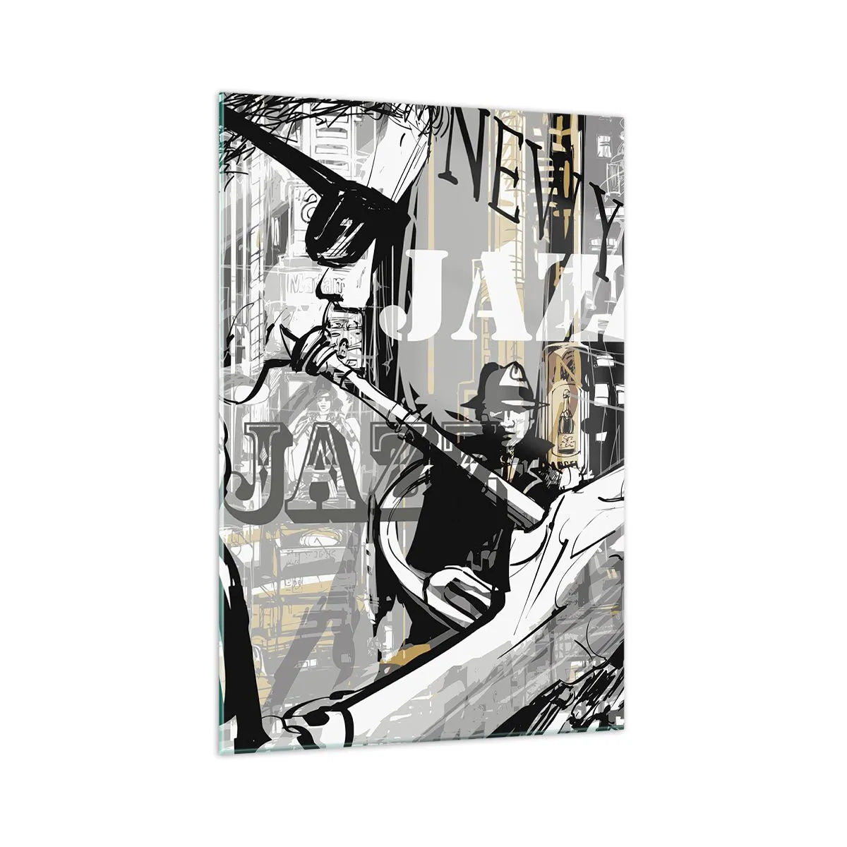 Tablou pe sticlă - În ritmul New York-ului - 70x100 cm