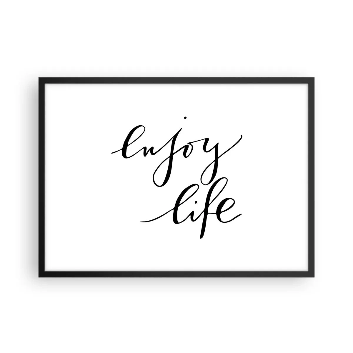 Poster în ramă neagră - Nimic de adăugat... - 70x50 cm