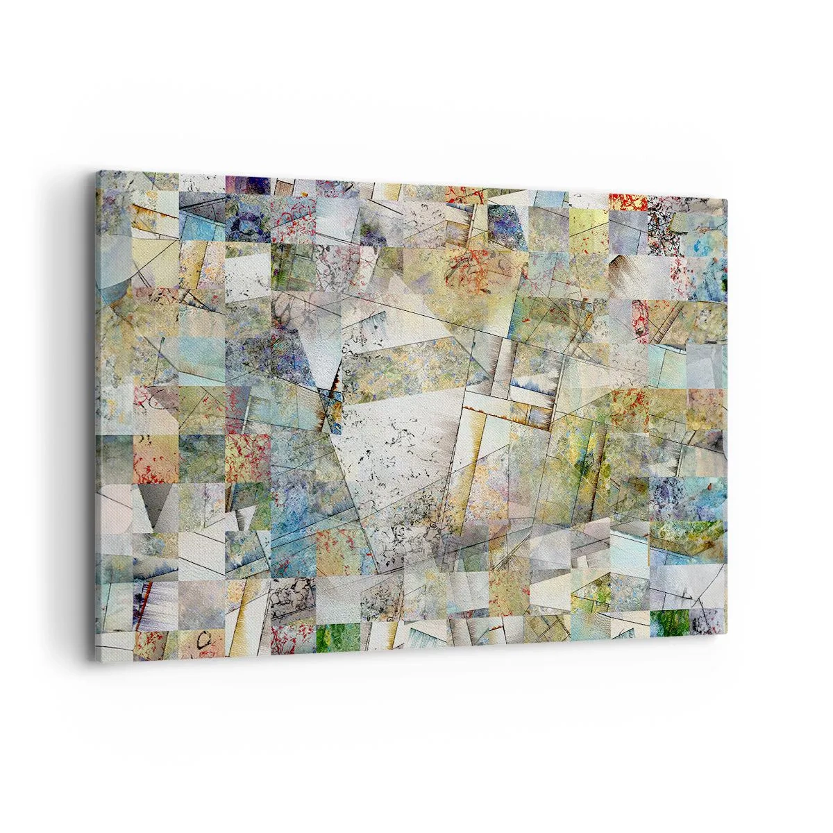 Tablou pe pânză - Remaniere geometrică - 120x80 cm