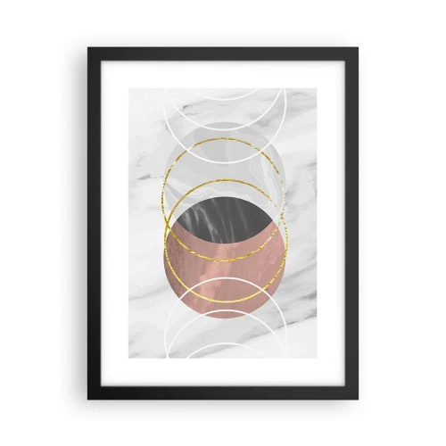 Poster în ramă neagră - Muzica sferelor - 30x40 cm