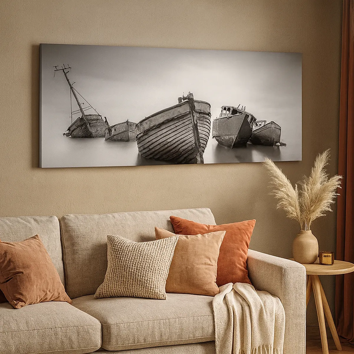 Tablou pe pânză - Acum sunt doar amintiri... - 30x30 cm