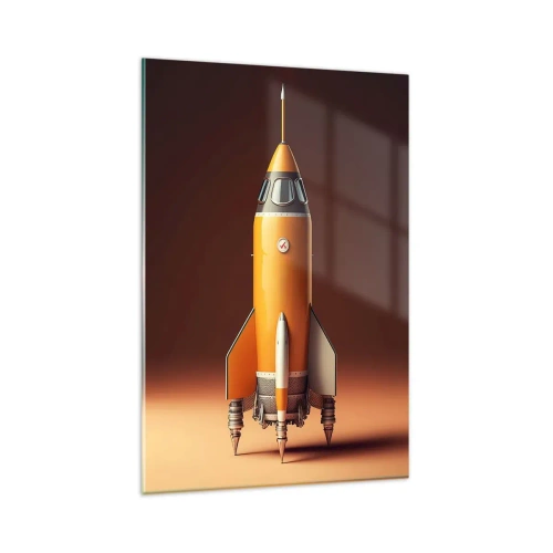 Tablou pe sticlă - Totul începe cu un vis - 80x120 cm