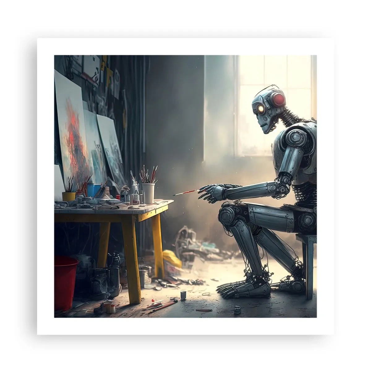 Poster - Actul de creație - 60x60 cm