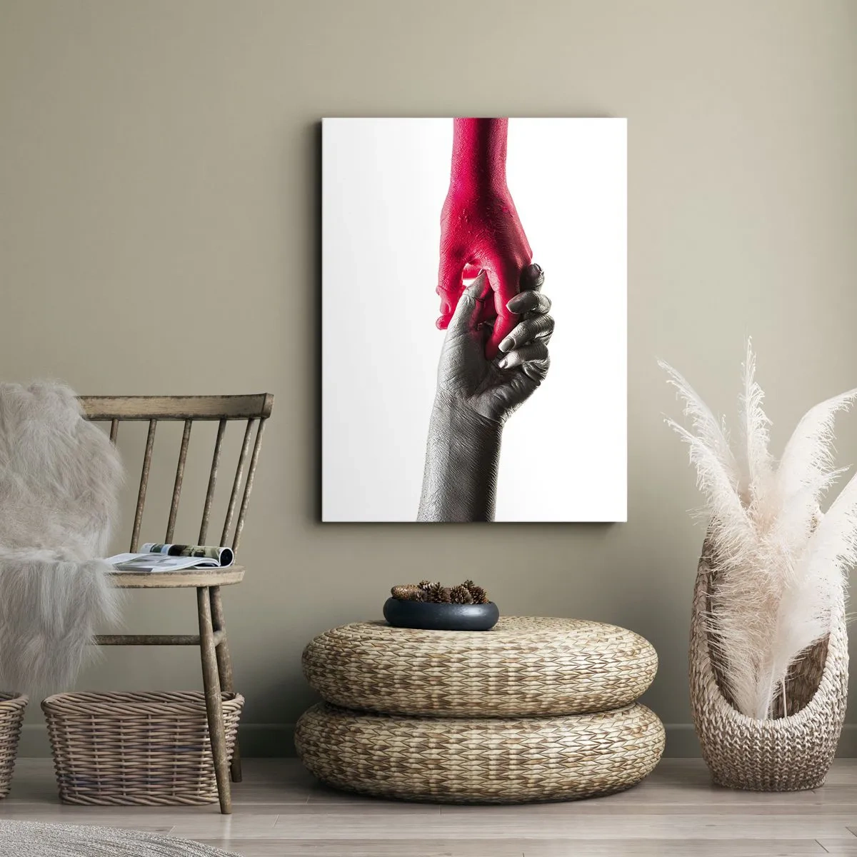 Tablou pe pânză - Împreună, deși diferiți - 65x120 cm