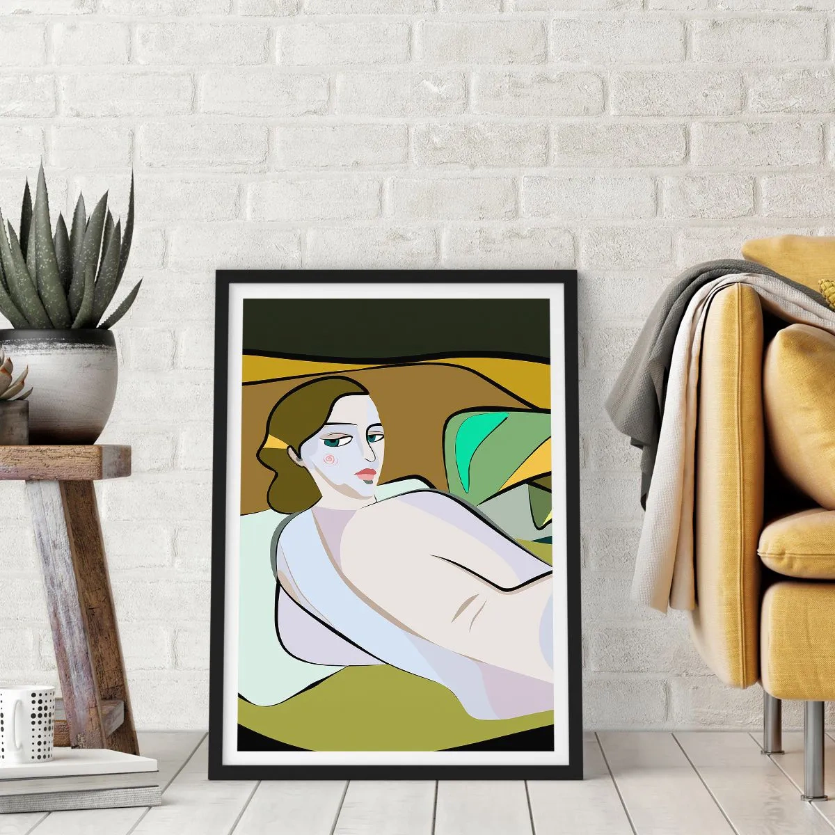 Poster în ramă neagră - Portret intim - 61x91 cm