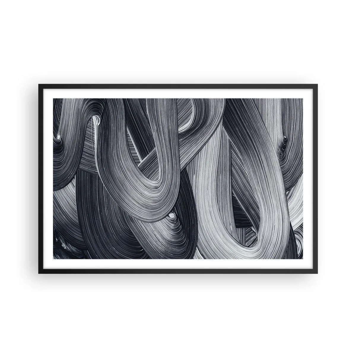 Poster în ramă neagră - Fluiditatea realității - 91x61 cm