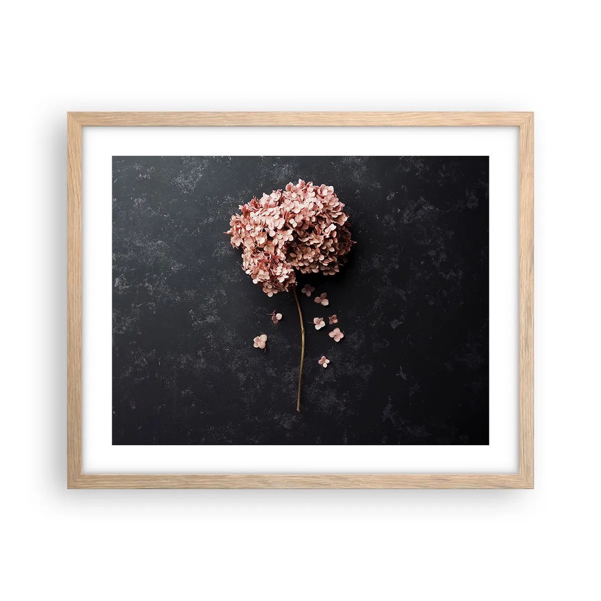 Poster în ramă de stejar deschis - Un semn cu adevărat romantic - 50x40 cm