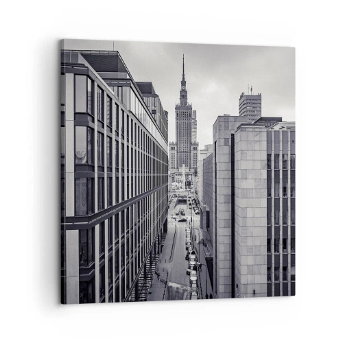 Tablou pe pânză - Vale citadină din Varșovia - 60x60 cm