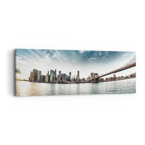 Tablou pe pânză - Insula de sticlă - 90x30 cm