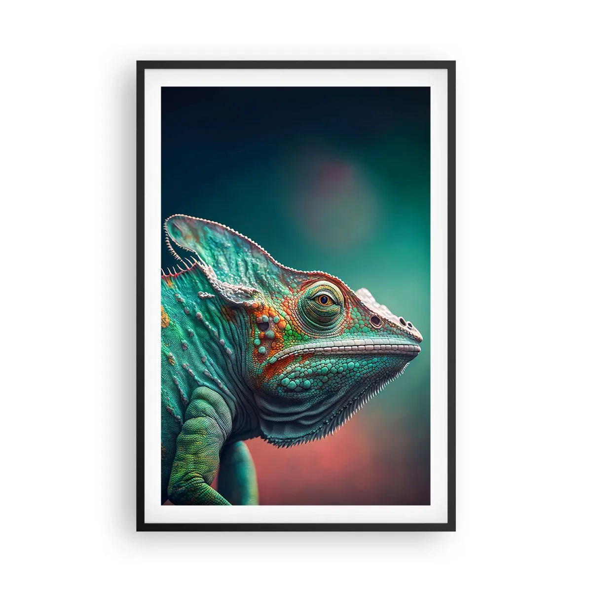 Poster în ramă neagră - Mă poți vedea? Nu e bine... - 61x91 cm