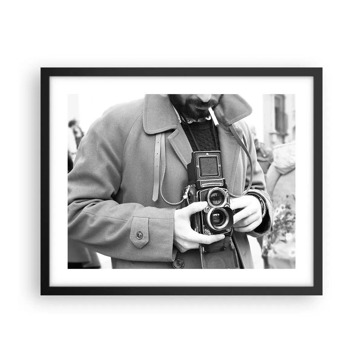 Poster în ramă neagră - În stilul retro - 50x40 cm