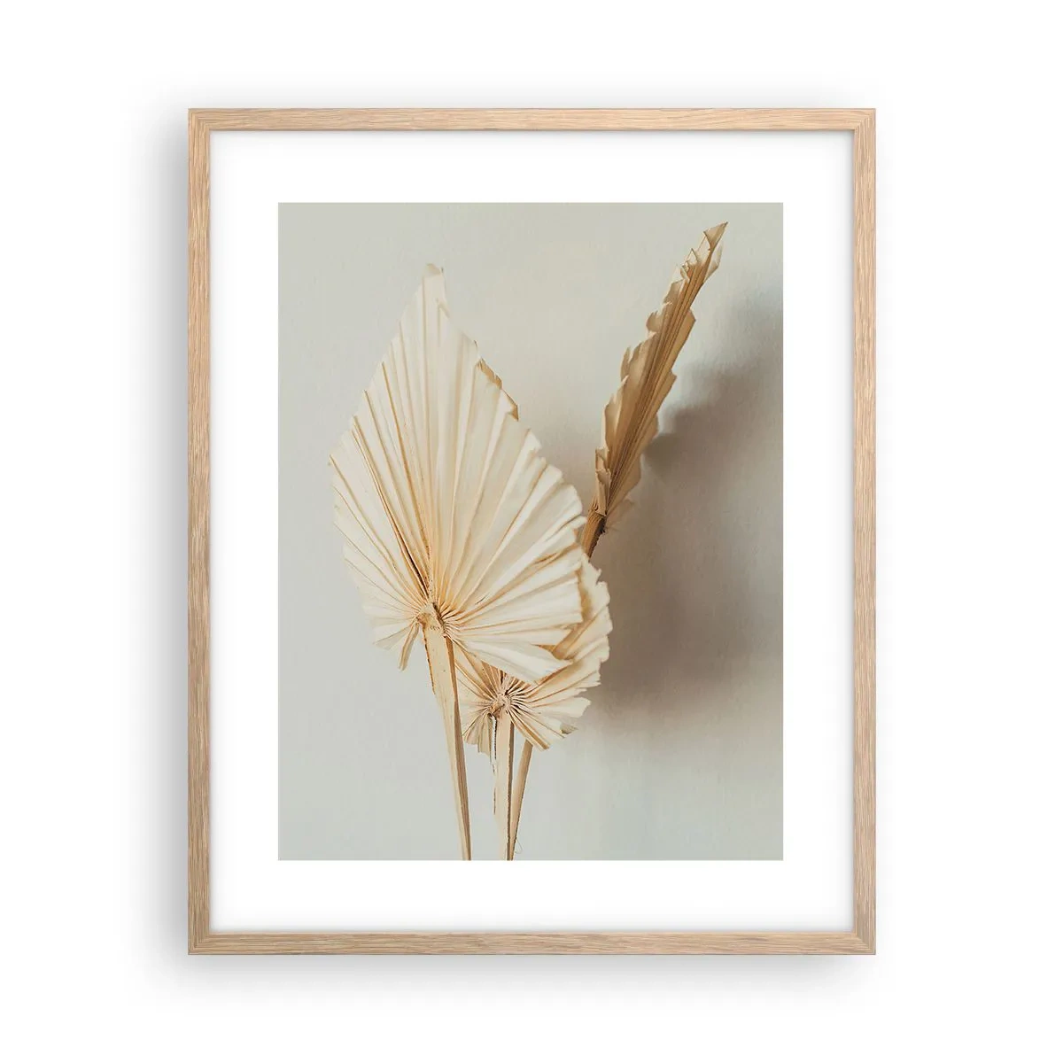 Poster în ramă de stejar deschis - Când este nevoie de ușurare - 40x50 cm