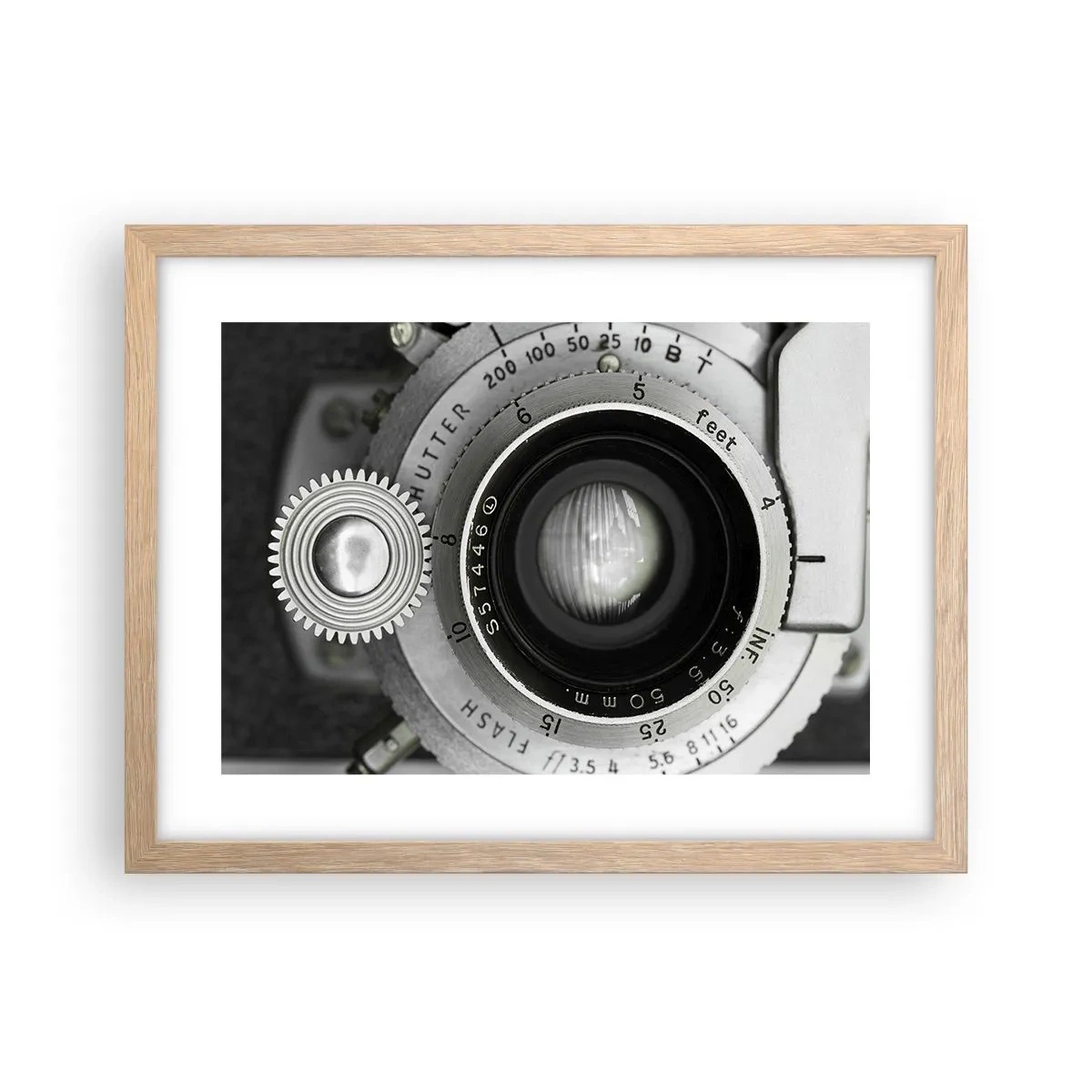 Poster în ramă de stejar deschis - Povestea de la Hollywood - 40x30 cm