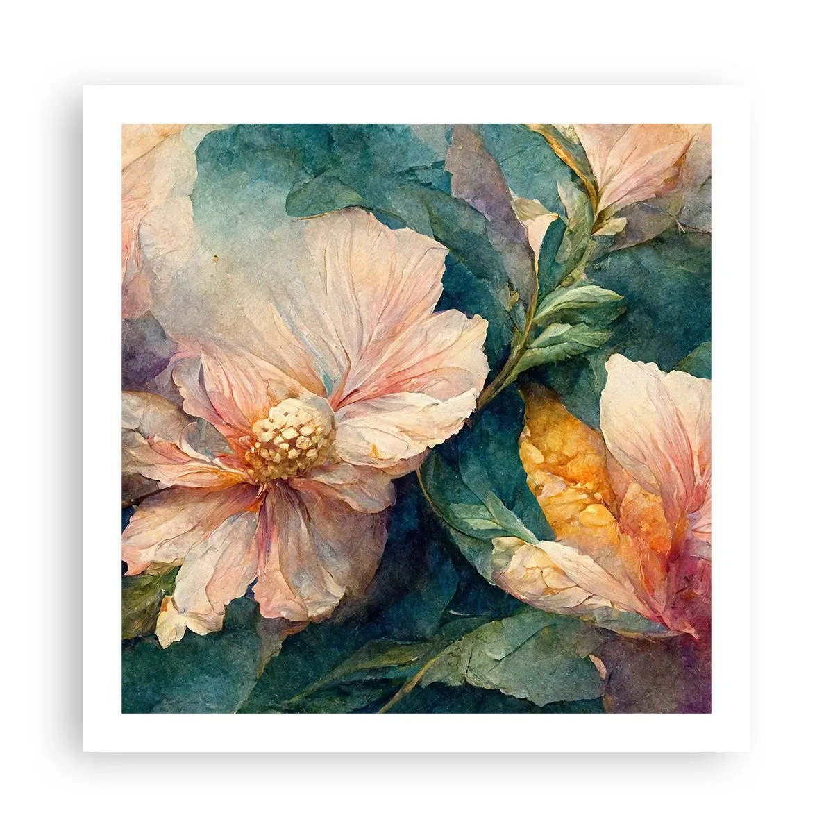 Poster - Subtilitate pură - 60x60 cm