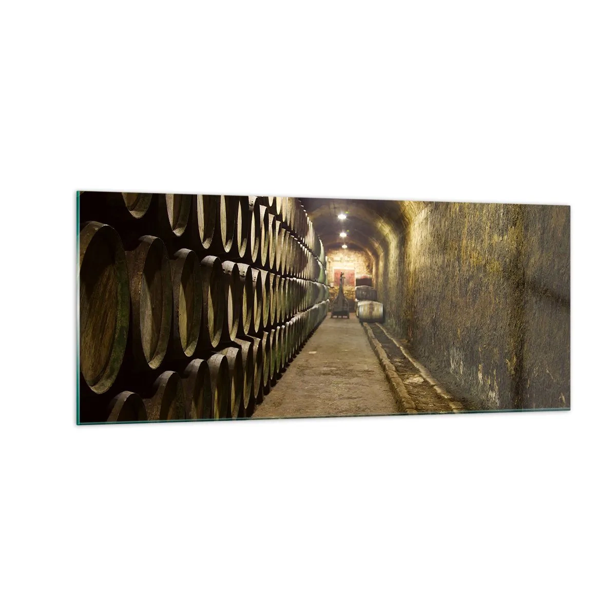 Tablou pe sticlă - Este bine să te întinzi - 100x40 cm