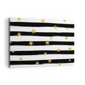 Tablou pe pânză - Cu toții ne-am născut sub o stea norocoasă - 100x70 cm