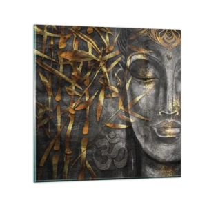 Tablou pe sticlă - Simțiți pacea - 60x60 cm