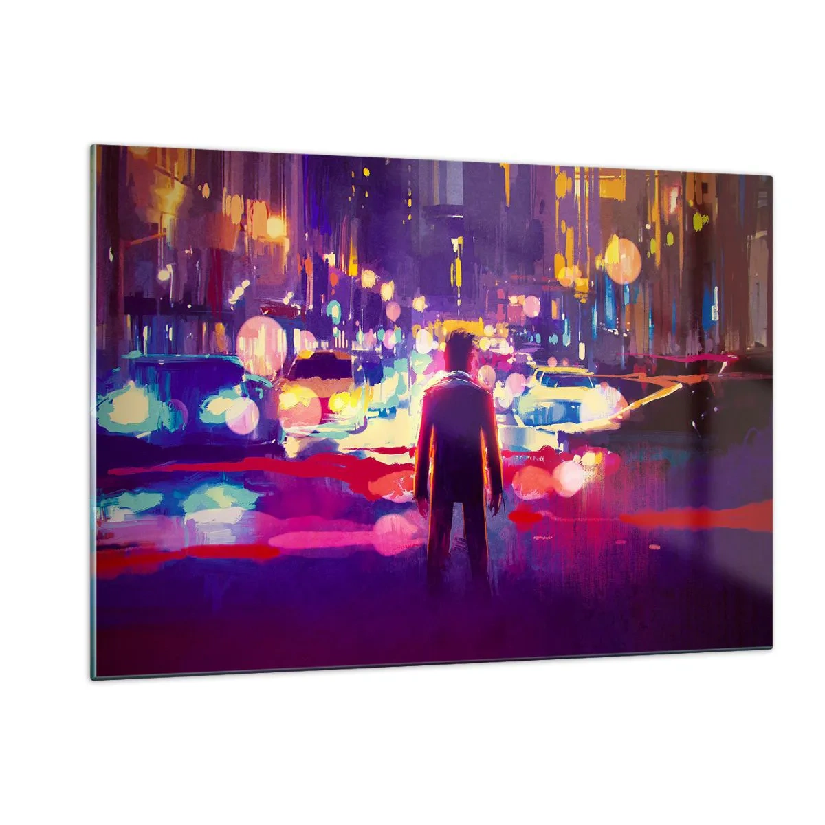 Tablou pe sticlă - Scufundat în lumină - 120x80 cm
