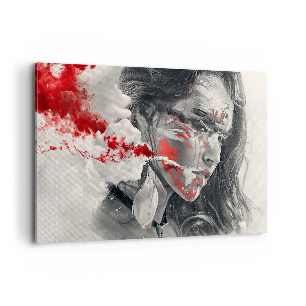 Tablou pe pânză - În aburul absurdului - 120x80 cm