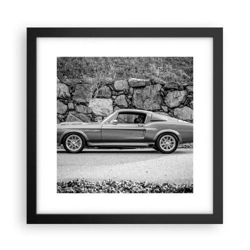 Poster în ramă neagră - Legenda anilor '60. - 30x30 cm