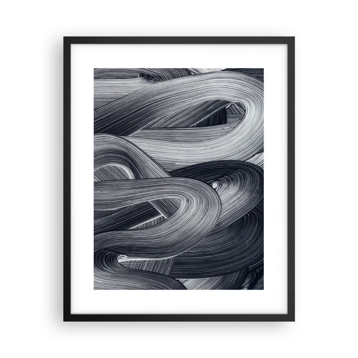 Poster în ramă neagră - Fluiditatea realității - 40x50 cm