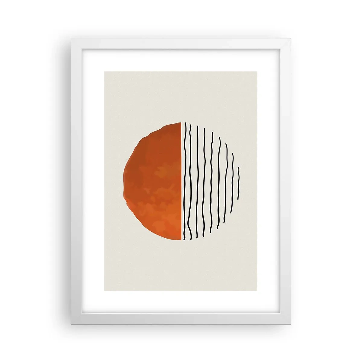 Poster în ramă albă - În stil japonez - 30x40 cm