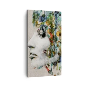 Tablou pe pânză - A ieșit din cenușiu - 45x80 cm