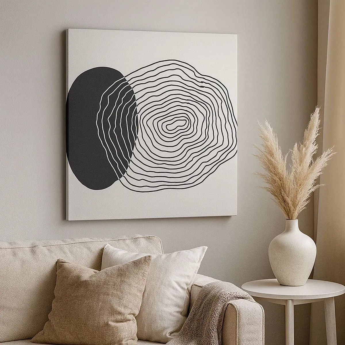 Tablou pe pânză - Persistență și vibrațiile - 30x30 cm