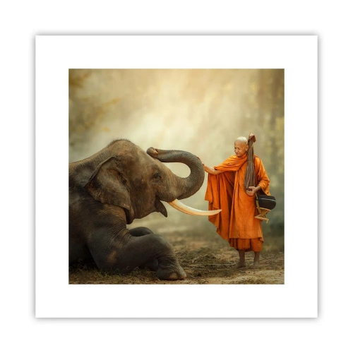 Poster - Întâlnire în călătorie - 30x30 cm