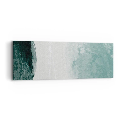 Tablou pe pânză - Întâlnire cu ceața - 90x30 cm