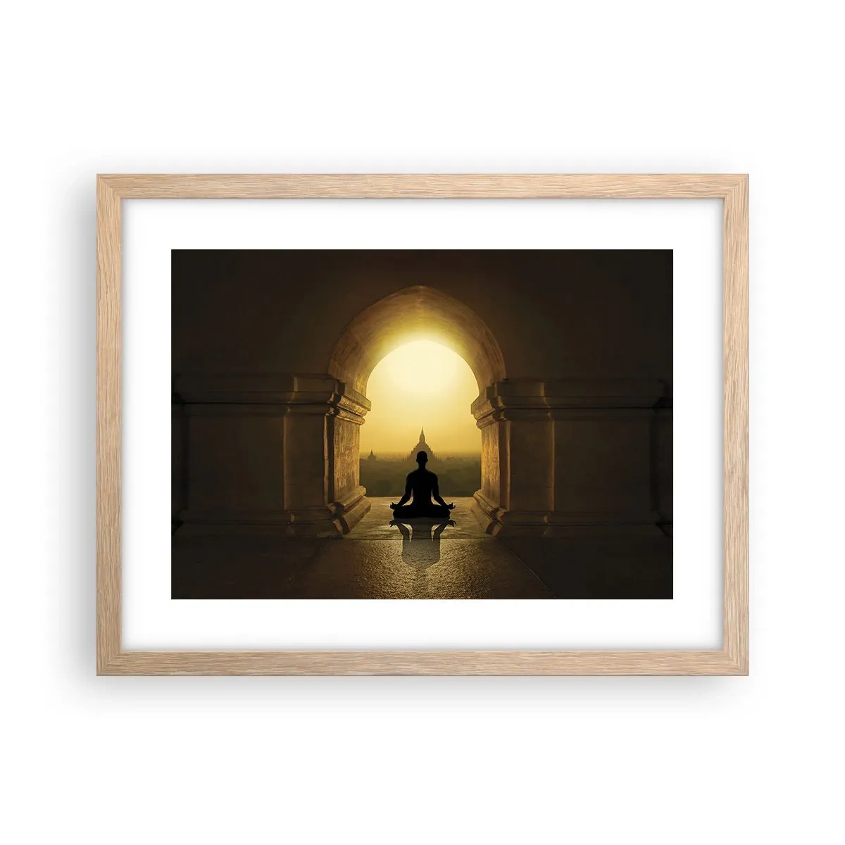 Poster în ramă de stejar deschis - Armonie completă - 40x30 cm