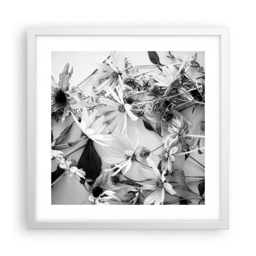 Poster în ramă albă - Un altfel de buchet - 40x40 cm